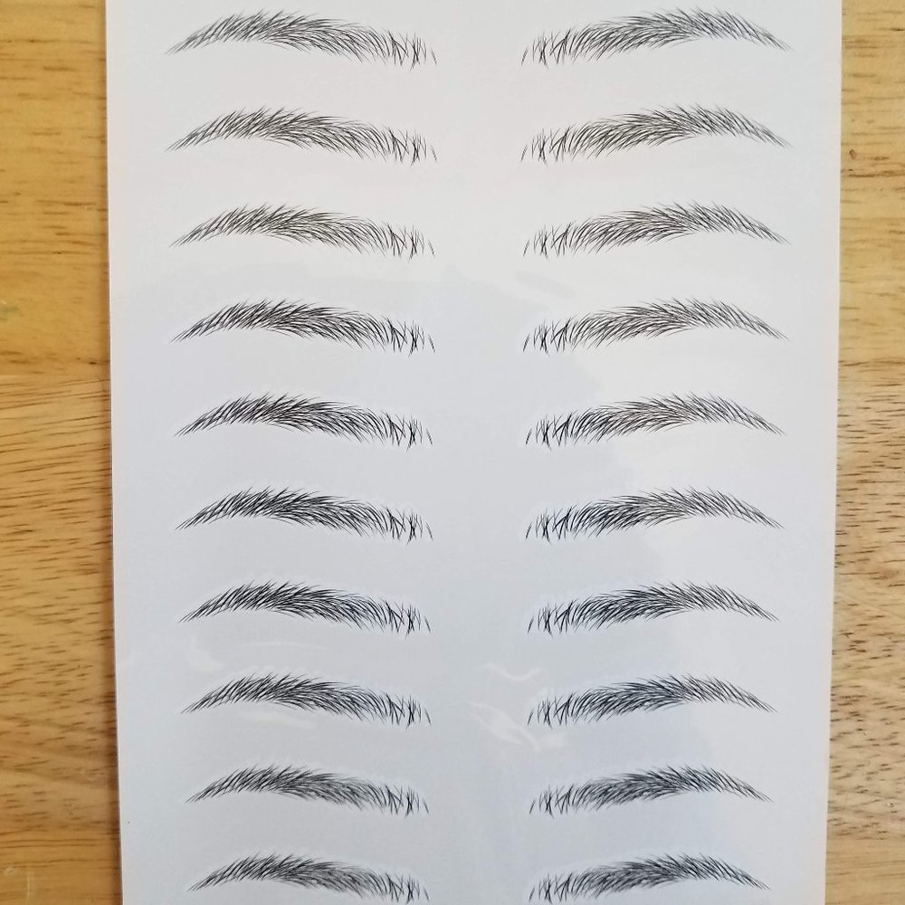 6D Waterproof Eyebrow Tattoo Stickers